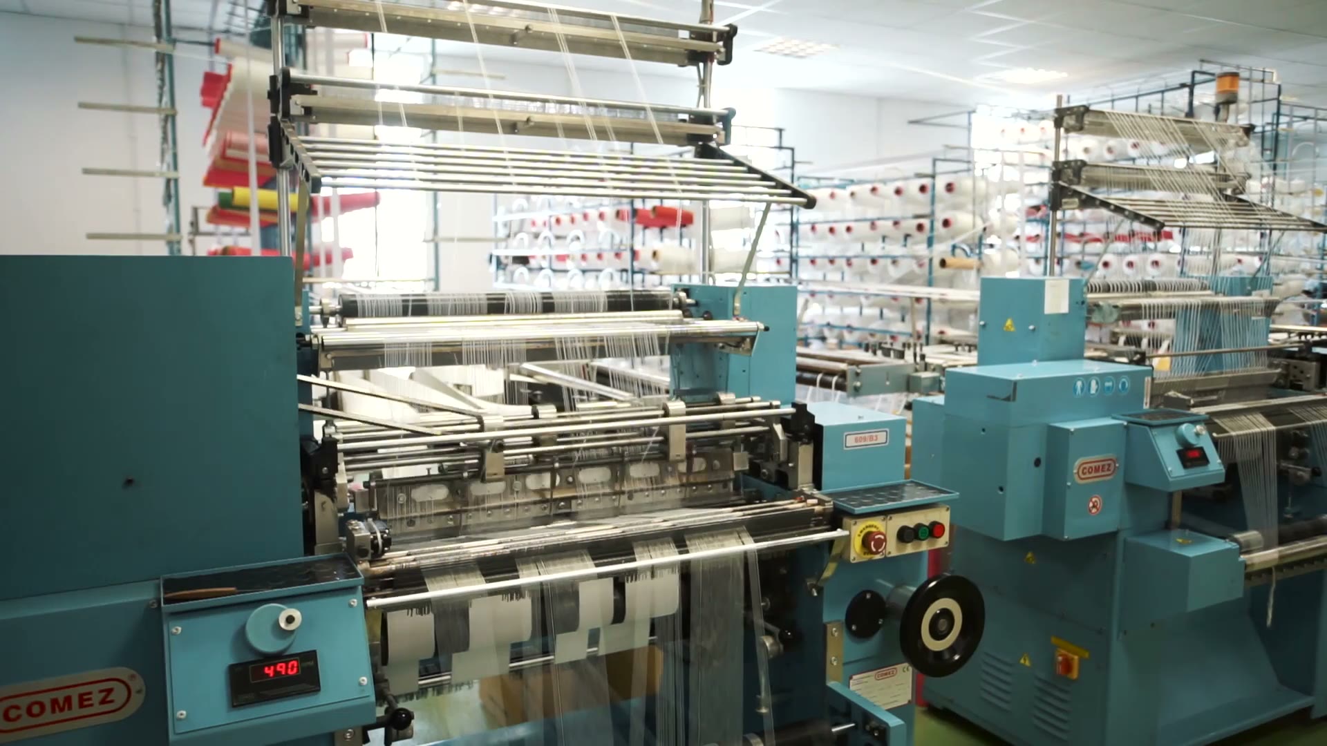Textile production in hall SPLOT