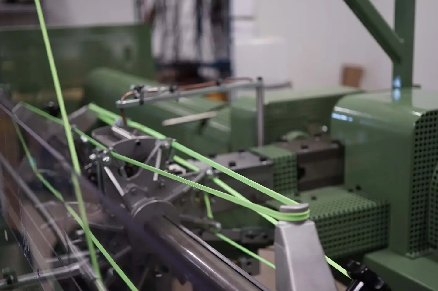 Aglet ending machine on cord