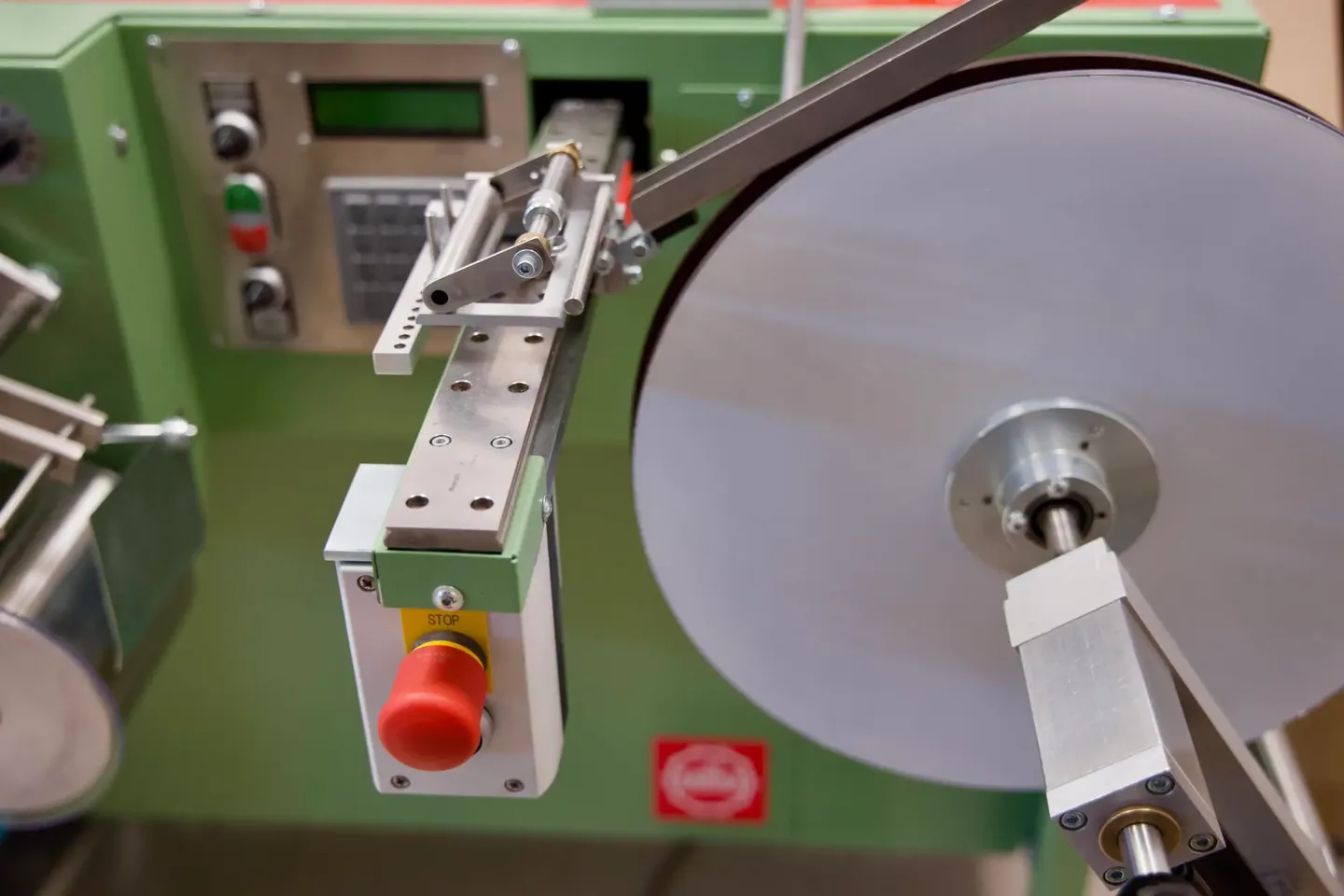 White reeling device textile webbing in equal roller